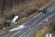 影/高速公路聯結車狠撞廂型車9死1傷　車禍現場觸目驚心
