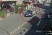 影/新北2歲女童發燒經孿昏倒　父急攔警車員警鳴笛火速衝醫院