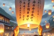 影/許願一生幸福！韓國情侶平溪甜曬放天燈　下秒炸裂成火球墜地