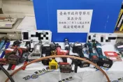 影/台南破電纜線竊盜集團！挑工地持油壓剪下手　警逮4人起出大批贓物