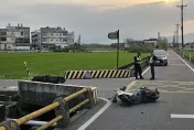 影/死亡瞬間曝！宜蘭田間小路對撞雙噴飛　女騎士不治、巡邏警進加護