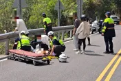 台8線女騎士「自撞護欄」後座男墬谷不治　「無照」車友幫找手機隧道對撞遊覽車