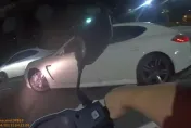 影/台中保時捷男酒駕拒檢撞警　同車2辣妹慘了！連坐罰