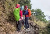 影/59歲女山友爬玉山步道　摔落40米深邊坡！消防員協助下山送醫