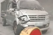 7.2強震撼全台/花蓮秀林落石！路過車輛遭砸中引擎蓋嚴重變形