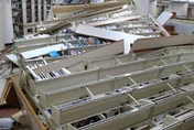 7.2強震撼全台/不敵地牛翻身！台師大圖書館遭「骨牌式」推倒　復館時間曝光