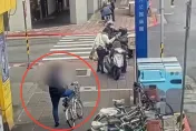 影/北市婦公館商圈順手牽單車　佔為己有還自備大鎖遭逮送辦