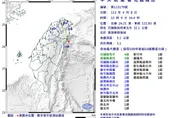 快訊/餘震不斷！13:09「花蓮規模5.1地震」　台北人搖到尖叫