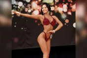 17歳高中妹換上比基尼神變身！健美界超新星　私下樸素模樣曝