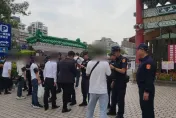 快訊/70警出動防滋事！北市河溝頭大哥母一殯公祭　阿sir重兵盤查