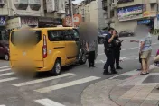 影/險釀行人地獄命案！北投計程車疑未注意　撞倒走斑馬線婦人差點輾過去