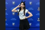 影/模範練習生！　潔潔剛舞完賽「頂國標髮型」急奔球場應援
