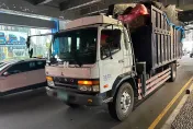 載物過高撞桃捷A8站！大貨車衝防撞網天花板受損　桃捷將求償