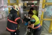 影/還來啊！員林火車站「恐怖電梯又作動」1年2起故障　這次旅客被困半小時