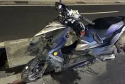 快訊/台北大度路凌晨機車自撞分隔島！　男騎士「臉部著地」重傷昏迷送醫