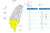 快訊/4縣市注意！中午熱到爆　氣象署示警：高溫黃色燈號
