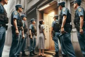 快訊/「疑藍心湄堂妹」被控強佔民宅！通緝犯男友落網　女與警方對峙畫面曝