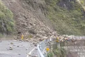 快訊/中橫91.5k大雨釀坍方！雙向路斷緊急搶修　預計14:00全線通行