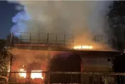 員林台76線旁工廠「火光驚現」！驚悚火舌猛竄…幸員工都已下班