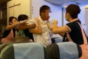 影/3萬呎高空全武行！長榮飛舊金山航班旅客換座位爆互毆　FBI都出動了