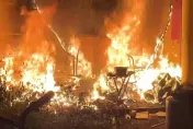 影/只點一根小蠟燭照明！彰化獨居男「平房燒光光」　爆炸聲嚇壞鄰居