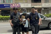 快訊/疑殺3至親！女婿抱博美狗「糯米」接受偵訊　牠嚇到身體僵硬