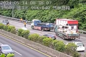 快訊/國3南向96.1K竹林段車禍「紫爆」！4車追撞佔用外2線車道　後方回堵中