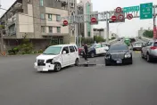 維修費近百萬！Suzuki迴轉猛撞賓利　「移動豪宅」車頭凹陷變形