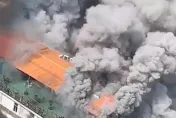 影/濃煙狂竄！廣州服裝批發市場大火　9脫困1失聯證實死亡