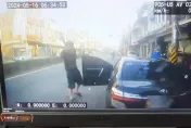 影/違停公車站牌！新竹男「持球棒恐嚇公車駕駛」　惡行全都錄