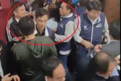 影/立院衝突失控影片曝！ 莊瑞雄突出手攻擊洪孟楷   民進黨成「暴力無法黨」