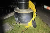 影/新竹峨嵋變電所竊賊偷剪電纜「被警報嚇跑」　幸未造成停電