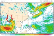 梅雨製造機來了！鄭明典曬「1圖」　他驚呼：步步朝台灣撲過來