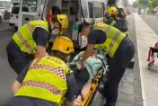 台中捷運驚傳「驚悚砍人案」！男子滿臉鮮血嚇壞民眾　乘客見義勇為擒抱制伏