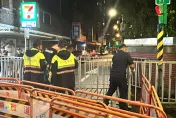 快訊/避免立法院外群眾入侵　警方架鐵欄杆封閉鎮江街