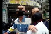 影/8旬翁路邊突癱軟昏厥身體不適　北市暖警警車鳴笛火速助送醫