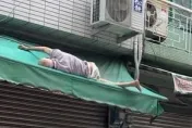 快訊/高雄苓雅驚傳墜樓意外！8旬翁關窗不慎跌落　卡遮雨棚動彈不得