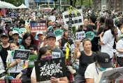 影/2萬人聚集立院外！中山南路管制　公民團體號召：下班下課的繼續來