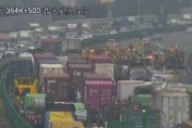 快訊/聯結車翻覆「占據全線車道」！國1鼎金系統至九如交流道管制封閉