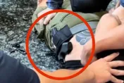 影/槍不離身！台中惡男出門手槍插腰上　10警埋伏趁電梯開門壓制逮人