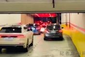 大雨塞爆！高雄義享天地停車場「回堵超過90分鐘」　民眾崩潰：高鐵都到台北了