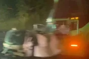 快訊/國道1號嚴重車禍！　統聯客運「攔腰撞爛貨車」驚悚畫面曝