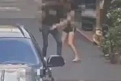 影/關你何事？北市熱褲妞跟男友吵架　女方友人當街持槍叫囂要「討說法」