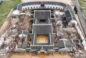 影/福建「客家第一祠」遭暴雨襲擊嚴重坍塌　宗祠管委會宣布暫停開放