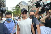 快訊/移送畫面曝！孫安佐移送北檢複訊     身穿背心、紅褲、墨鏡不發一語