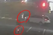 快訊/悲慟在眼前發生！台中男騎車疑搶黃燈遭輾死　母目擊當場崩潰嘶叫