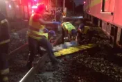 區間車來不及剎！桃園女夜闖平交道遭火車撞　送醫仍宣告不治