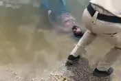 影/阿娘喂！池塘漂5小時　警下水撈「浮屍突起身」…他無辜：太累睡著了