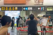 午後對流爆雨狂炸！ 北捷忠孝復興站驚見「水濂洞」　旅客全看傻