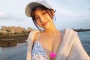 大C小D進化！「北一女神」蔡瑞雪曬海邊爆乳照　好友：我也要長針眼了